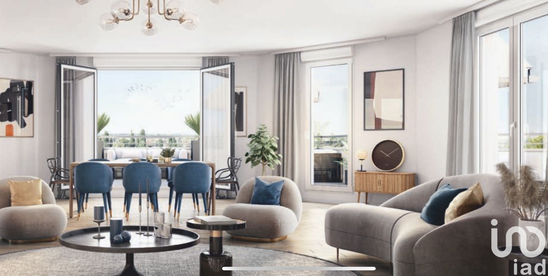 Appartement 3 pièce(s) 60 m²à vendre Cormeilles-en-parisis