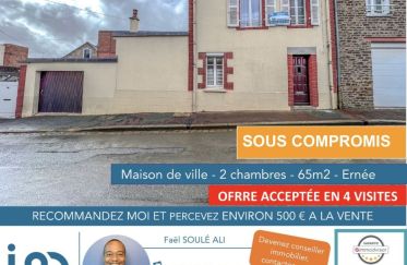 House 3 rooms of 65 m² in Ernée (53500)