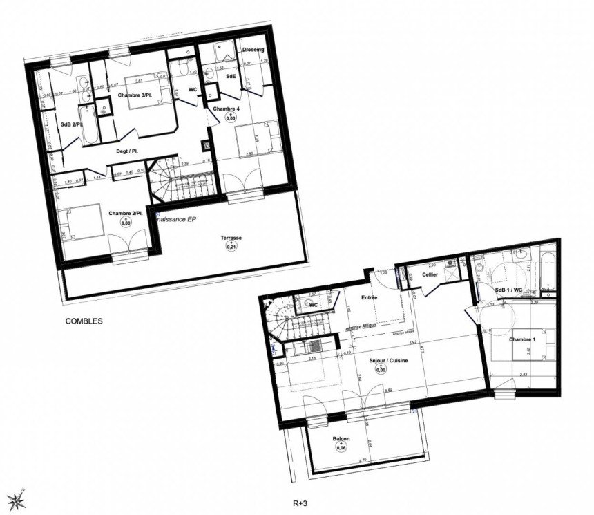 Appartement 5 pièces de 126 m² à Le Bouscat (33110)