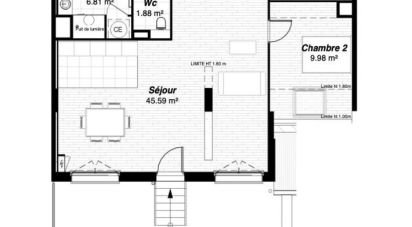 Apartment 6 rooms of 104 sq m in Reims (51100)