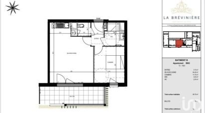 Appartement 2 pièces de 45 m² à Saint-Brevin-les-Pins (44250)