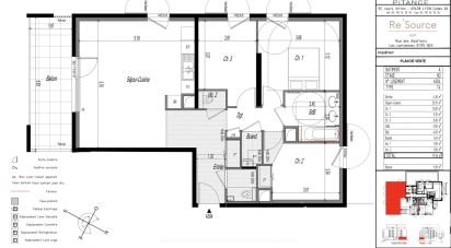 Appartement 4 pièces de 77 m² à Gex (01170)