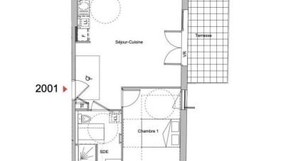 Appartement 2 pièces de 48 m² à Montluel (01120)