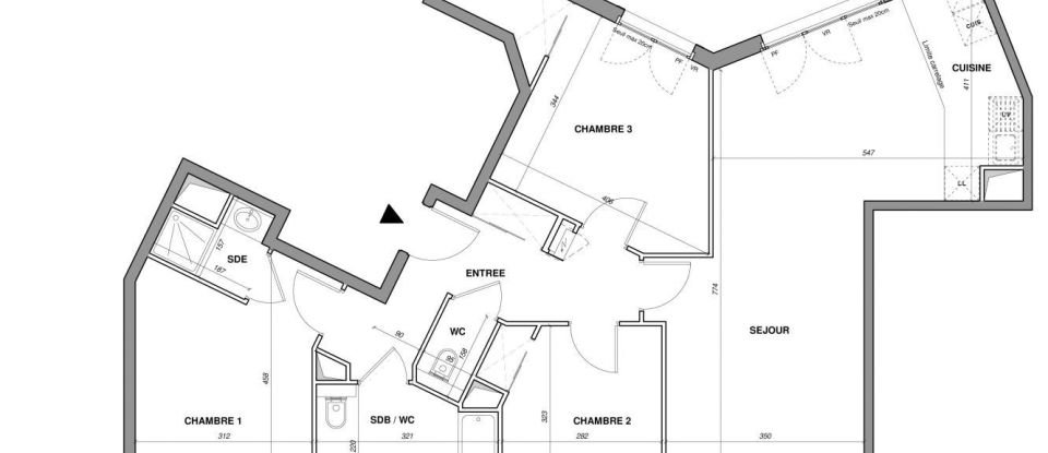 Appartement 4 pièces de 90 m² à Saint-Maur-des-Fossés (94100)