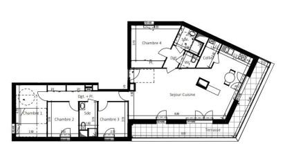 Apartment 5 rooms of 119 m² in Saint-Nazaire (44600)