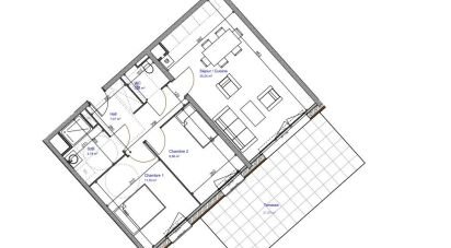 Apartment 3 rooms of 61 m² in Croix (59170)