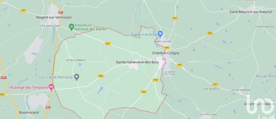 Land of 1,129 m² in Sainte-Geneviève-des-Bois (45230)
