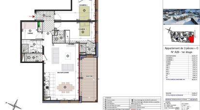 Appartement 3 pièces de 90 m² à Les Gets (74260)