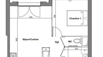 Maison de ville 4 pièces de 43 m² à Roquefort-les-Pins (06330)