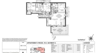 Appartement 4 pièces de 116 m² à Le Cannet (06110)