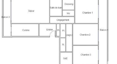 Appartement 4 pièces de 78 m² à Montreuil (93100)