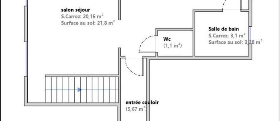 Duplex 4 pièces de 67 m² à Pantin (93500)