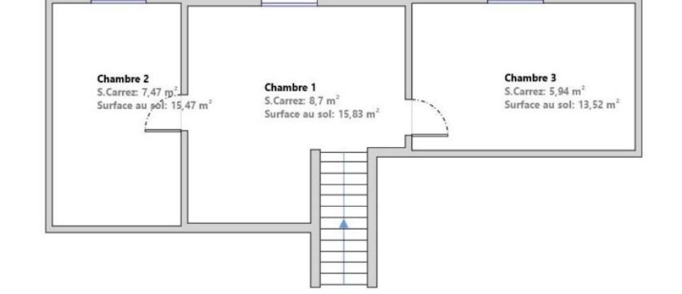 Duplex 4 pièces de 67 m² à Pantin (93500)