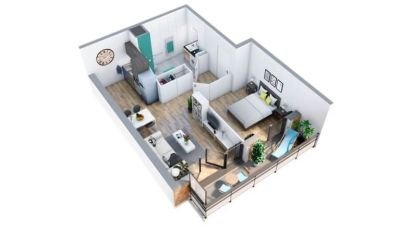 Apartment 2 rooms of 52 m² in Mantes-la-Jolie (78200)