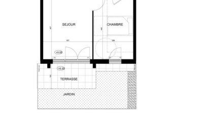 Apartment 2 rooms of 42 m² in Brunoy (91800)