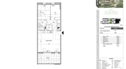 Apartment 3 rooms of 64 m² in Aubagne (13400)