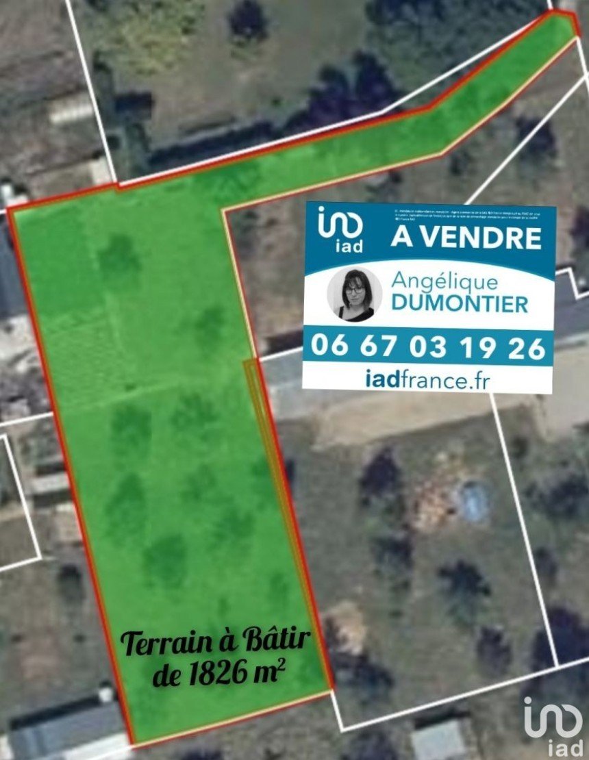 Terrain de 1 826 m² à Thibouville (27800)
