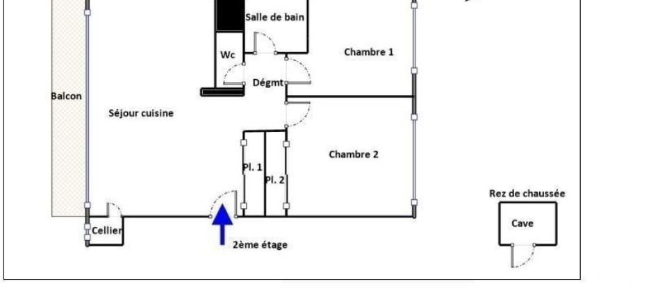 Appartement 3 pièces de 67 m² à Villeneuve-Saint-Georges (94190)