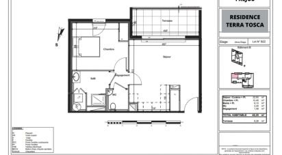 Appartement 2 pièces de 45 m² à Fréjus (83600)