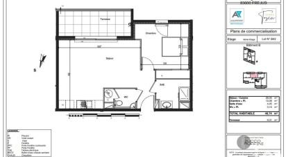 Appartement 3 pièces de 48 m² à Fréjus (83600)
