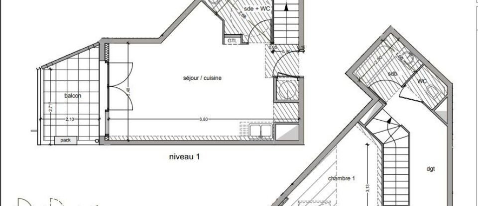 Appartement 3 pièces de 65 m² à Vitrolles (13127)