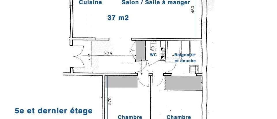 Apartment 3 rooms of 90 m² in Boulogne-Billancourt (92100)