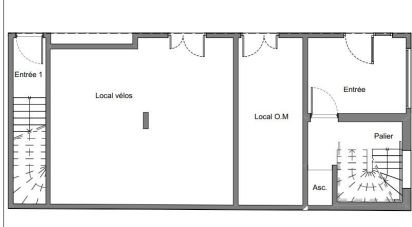Appartement 3 pièces de 71 m² à Villeurbanne (69100)