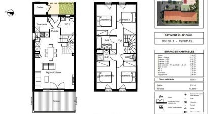 Apartment 5 rooms of 93 m² in Saint-Jean (31240)
