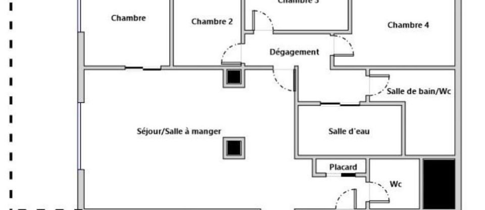 Apartment 5 rooms of 99 m² in La Garenne-Colombes (92250)