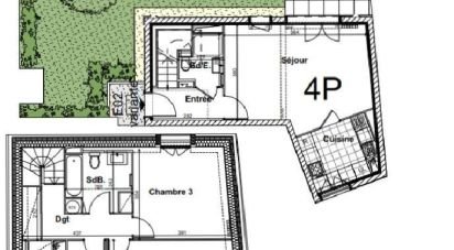 Apartment 4 rooms of 85 sq m in Montesson (78360)