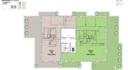 Apartment 4 rooms of 100 m² in Sainte-Foy-lès-Lyon (69110)