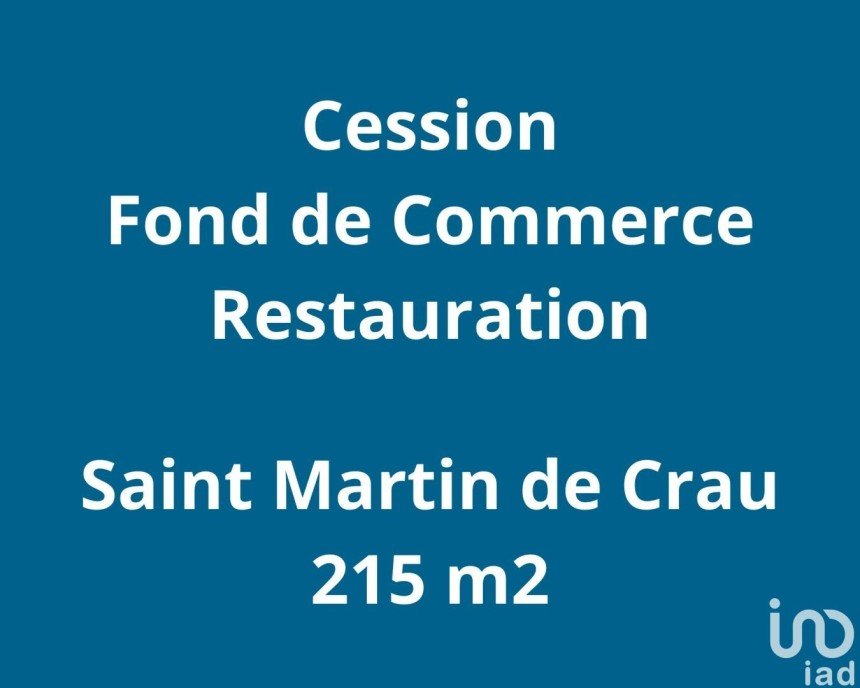 Restaurant of 215 m² in Saint-Martin-de-Crau (13310)