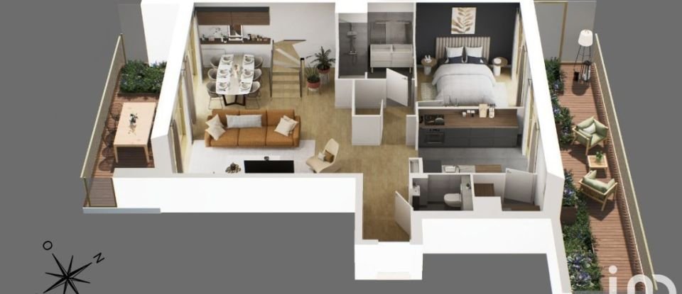Apartment 5 rooms of 119 m² in Paris (75015)