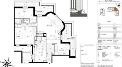 Apartment 5 rooms of 116 m² in Thiais (94320)