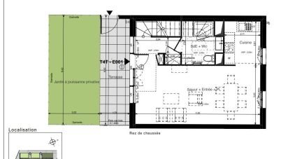 Appartement 4 pièces de 92 m² à Le Palais (56360)
