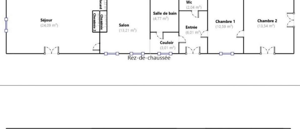 House 5 rooms of 99 m² in Mencas (62310)