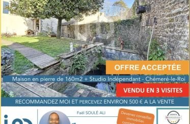 House 6 rooms of 160 m² in Vaiges (53480)