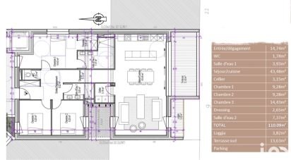 Apartment 4 rooms of 111 m² in Pléneuf-Val-André (22370)