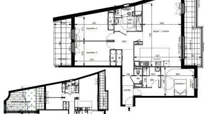 Appartement 4 pièces de 106 m² à Tours (37100)