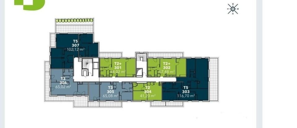 Appartement 5 pièces de 102 m² à Joué-lès-Tours (37300)