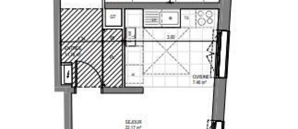 Appartement 2 pièces de 60 m² à - (93400)