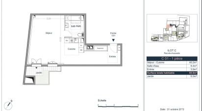 Appartement 1 pièce de 50 m² à Bougival (78380)