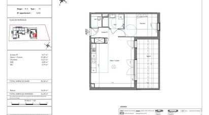 Appartement 2 pièces de 55 m² à Cogolin (83310)