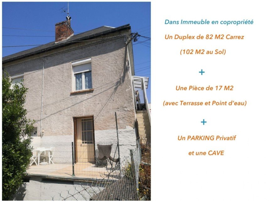 Maison de ville 4 pièces de 90 m² à Saint-Pierre-des-Corps (37700)