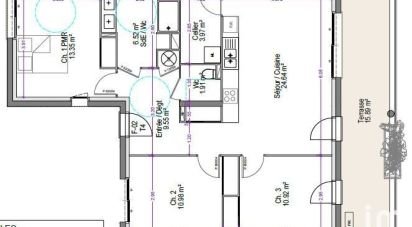 Appartement 4 pièces de 81 m² à Sénas (13560)