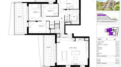 Appartement 5 pièces de 101 m² à Roanne (42300)