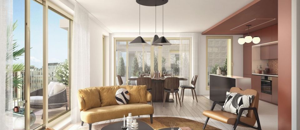 Appartement 3 pièces de 80 m² à Paris (75015)