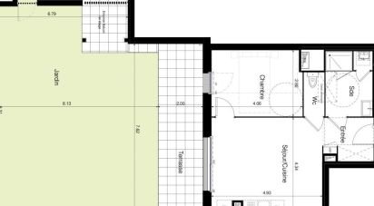 Appartement 2 pièces de 44 m² à Clisson (44190)