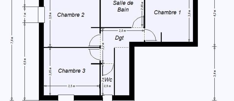 Maison 4 pièces de 96 m² à Pia (66380)