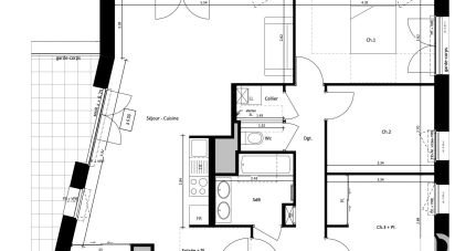 Appartement 4 pièces de 84 m² à Vertou (44120)